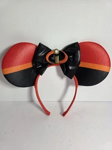 Disney Pixar Los Increíbles Orejas de Minnie Mouse Diadema Sra. Increíble - Imagen 1 de 3