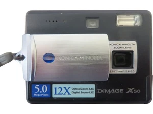 Konica Minolta Digital Camera DiMAGE X50 5MP 12X Zoom USB Connectivity  - Picture 1 of 10