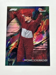 2024 Topps Finest Formula 1 F1 Michael Schumacher Common Red 02/20 #83 - Bild 1 von 2