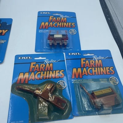 Ertl Diecast Farm Machines Ford New Holland Baker 337, Mower 322 Planter 478 - Image 1 of 4