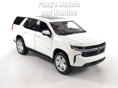 2021 Chevrolet Tahoe  1/26 Scale Diecast Car Model by Maisto - WHITE - Image 1 of 4
