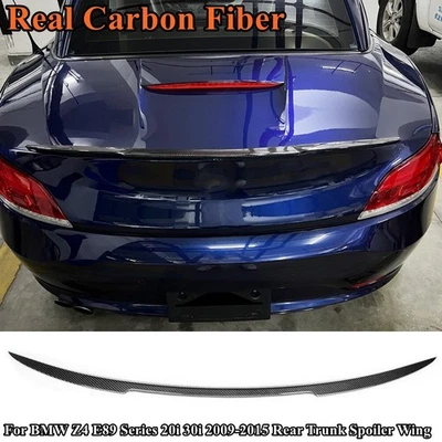 Alerón trasero de carbono real para BMW Z4 E89 Series 20i 30i 2009-2015 EE. UU. Foto 1 de 4