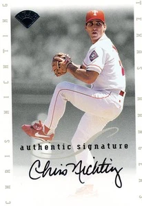 Chris Nichting 1996 Leaf Authentic Signature Series On Card Autograph Auto - Picture 1 of 1