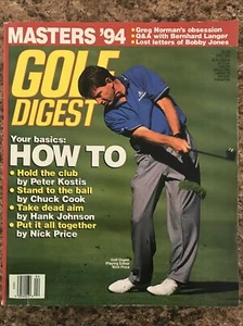 Golf Digest Magazine April 1994 250+ Pages - Imagen 1 de 2
