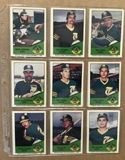 1984- Tacoma Tigers (ATHLETICS / A'S) Team Set    Cramer