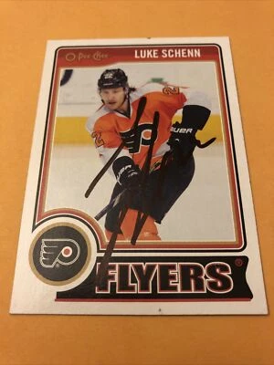 Luke Schenn Signed Philadelphia Flyers Card Toronto Maple Leafs - Imagem 1 de 2