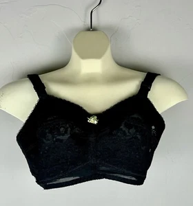 Vintage 50/60s FIGURETTES (Made in USA) Pointy Bullet BH Pin Up Black #526 30F - Bild 1 von 16