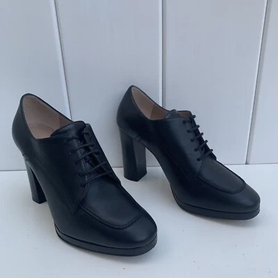 LK BENNETT ATTILIO CANCHAS CERRADAS - NEGRO - PLATAFORMA - TALLA 7 - 37 EUR - REINO UNIDO 5 - VENTA AL POR MENOR $550 Foto 1 de 4