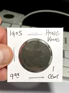 1905 Hong Kong 1 Cent - Picture 1 of 2