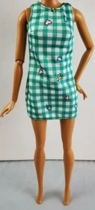 New Barbie Fashionistas #50 Emerald Fashion Dress Summer Picnic Outfit - Picture 1 of 3