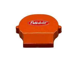 1/64 DCP PARTS ORANGE PETERBILT 359/379/389 5TH WHEEL PLATE COVER - Picture 1 of 3