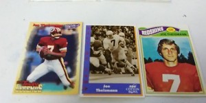 JOE THEISMANN COTTON BOWL PROMO + LINEUP STARTING + 1977 REDSKINS  NOTRE DAME