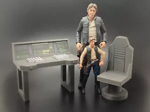 DIORAMA COMPUTER STAR WARS PERSONALIZZATO PER 6" 1:12 FIGURE GI JOE JOYTOY (X03) - Foto 1 di 2