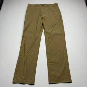 Pantalones Eddie Bauer Travex Hombres 35x32 Caqui Senderismo Bronceado Elastizados Nylon Flex Carga - Imagen 1 de 7