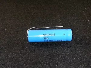 Condensatore nuovo SPRAGUE 2500MFD/UF 15V DC - Foto 1 di 3
