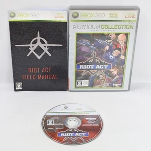 RIOT ACT Platinum Collection Xbox 360 For Japan System xb - Picture 1 of 3