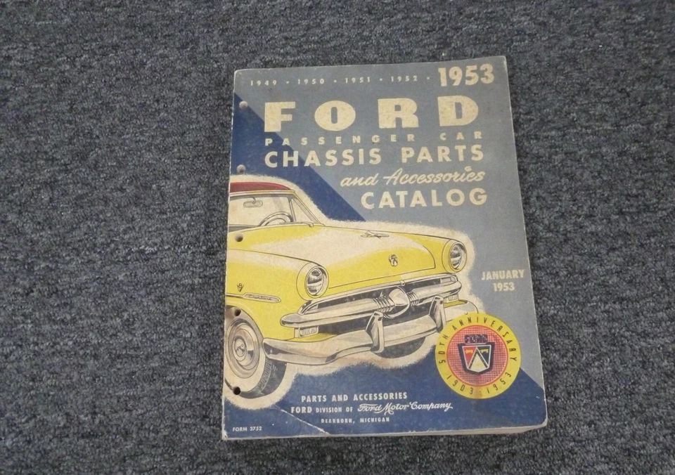 Ford Custom Convertible 1949 cupé vagón piezas y accesorios manual de catálogo Foto 1 de 1