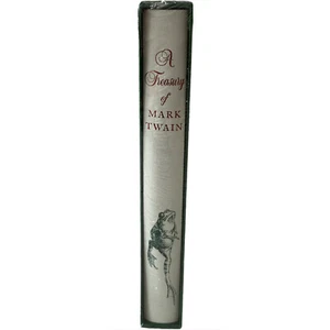 A Treasury Of Mark Twain Book Folio Society Edition Hardcover + Slip Cover New - Picture 1 of 6