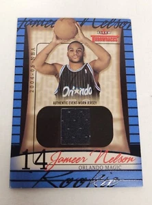 Fleer Throwbacks 04-05 Jameer Nelson Rookie Jersey Card - Picture 1 of 10