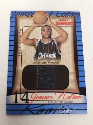 Fleer Throwbacks 04-05 Jameer Nelson Rookie Jersey Card - Image 1 of 4