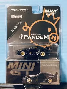 1/64 MINI GT PANDEM TOYOTA GR SUPRA VI.O BLACK LHD MIJO EXCLUSIVES 1 OF 1800 - Picture 1 of 2