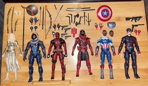 Marvel Legends Loose Lot Deadpool Hasbro What you see it was you get Cover