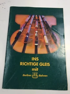 Gleisplan Art Nr. 37 671 Berliner TT Bahnen Eisenbahnkatalog Zustand (2-3) HK-7 - Bild 1 von 3