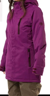 Jaqueta de Snowboard Feminina 686 Eden Isolada (S) Mulberry L6W317-MLBR - Imagem 1 de 2