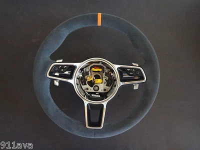 Porsche Cayenne 2015 - 16 S Turbo GT S Alcantara Lava Orange Lenkung Rad - Bild 1 von 4