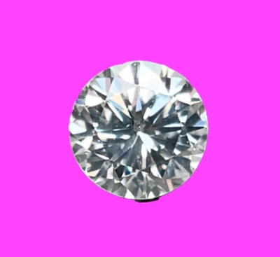 GIA CERTIFIED Genuine Round Brilliant .18 CT SI2 I Natural Earth Mined Diamond - Image 1 of 4