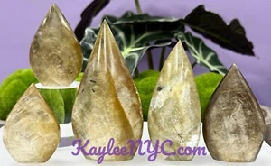 Wholesale Lot 5-7 Pcs Natural Muscovite Golden Mica Freeform Crystal - Picture 1 of 9
