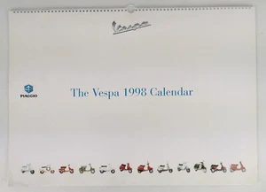 VESPA CALENDARIO 1998 - CALENDARIO PIAGGIO - ORIGINALE 60X43 CM  - Foto 1 di 2