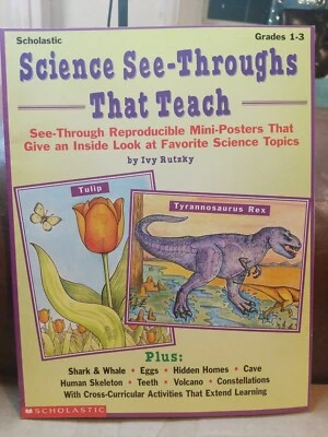 Science See-Throughs That Teach: See Through Reproducible Mini-Posters LN Gr 1-3 - Image 1 of 2