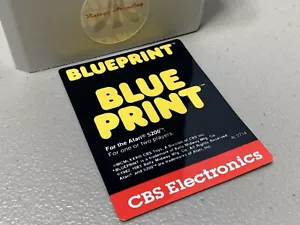 Blue Print (Atari 5200) Replacement Game Label - Picture 1 of 1