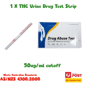 1 X THC URINE Drug Self Test Kit Strip Marijuana - Fast, Accurate, and Discreet! - Picture 1 of 1