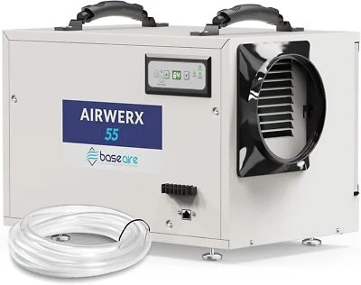 Deshumidificador BaseAire AirWerx 55-Beige Crawlspace 113 pintas con manguera de drenaje Foto 1 de 4