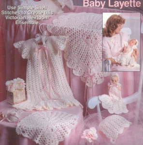 Häkelanleitung Kopie 1562.   Baby Layette Set & Extras.  0-12 Monate  4ply - Bild 1 von 1