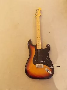 FENDER STRATOCASTER SILVER SERIES SQUIER JAPAN 1993-94 - Picture 1 of 13