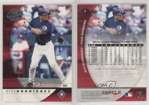 2001 Donruss Class Of 2001 Samples Silver Alex Rodriguez #1
