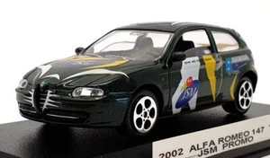 Majorette 1/43 Scale MJ01G - 2002 Alfa Romeo 147 T/S JSM Promo REWORKED - Picture 1 of 5