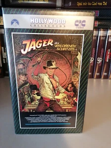 VHS Rarität: HARRISON FORD in JÄGER DES VERLORENEN SCHATZES (1981) INDIANA JONES - Bild 1 von 2