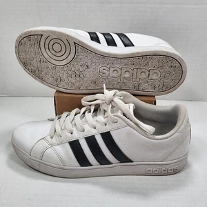Adidas Neo Baseline Mujer 9 Blanco Negro Informal Tenis Zapatos - Imagen 1 de 11