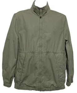 Aigle Jacket Men Size Medium Olive Green Ripstop Full Zip Military Militia - Picture 1 of 11
