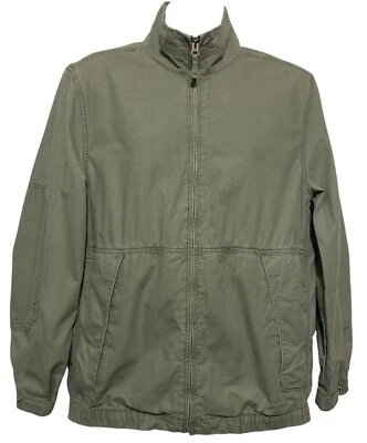 Chaqueta Aigle Hombre Talla Mediana Verde Oliva Ripstop Cremallera Completa Militar Milicia Foto 1 de 4