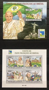 Burundi - Pope Francis - Catholic Church - stamps - Timbres - MNH** Del.8 - Picture 1 of 1