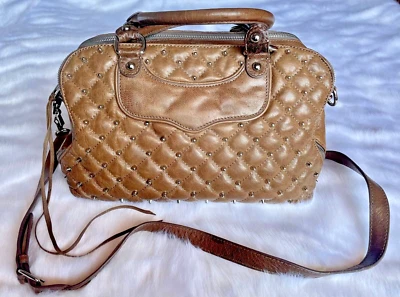 REBECCA MINKOFF утро после сумка (MAB) мини сумка кожи я коричневый с шипами - Изображение 1 из 4