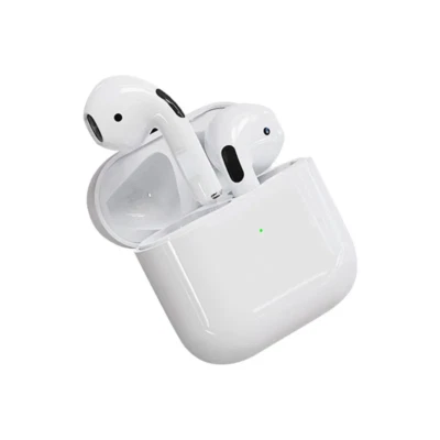 Cuffie Auricolari Bluetooth Pro 4 TWS Wireless Bianche – Compatibili 🎧🔊 - Bulk - Immagine 1 di 4