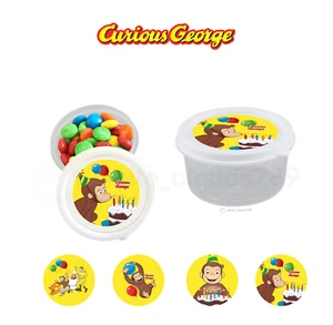 10 Curious George Party Favor kleine Süßigkeitenbehälter 2,3 Unzen befüllbar Geschenk Leckerli - Bild 1 von 1