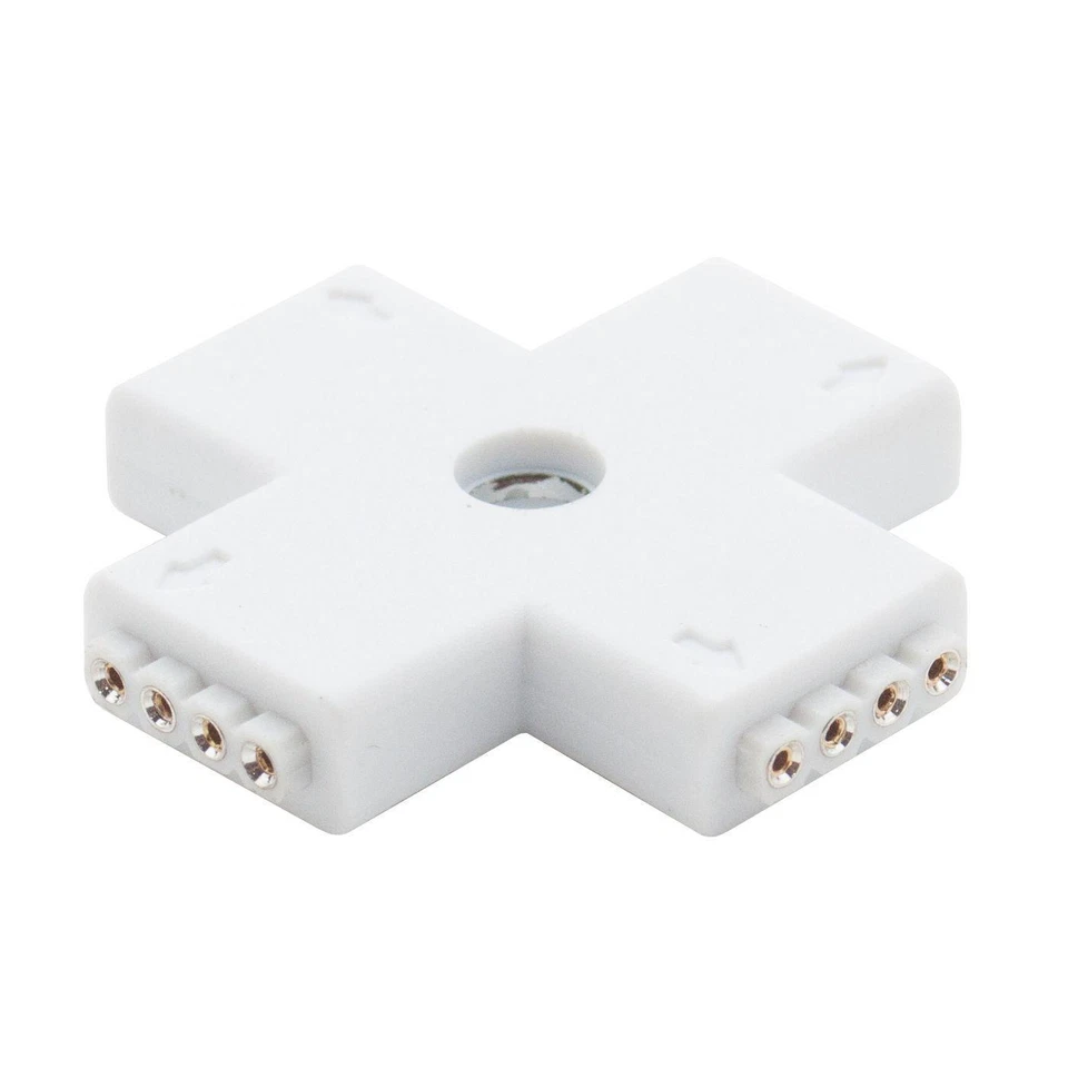 RGB LED Enchufe "+" Conector 4 Pin Enchufe 13x6mm - Imagen 1 de 1