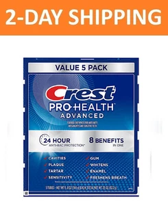 Crest Pro-Health Advanced Whitening + Intensive Clean Toothpaste, 5.8 oz., 5 pk. - Picture 1 of 8